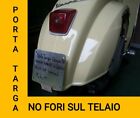 Portatarga Vespa 50 SENZA FORARE TELAIO,R L N special 125 et3_motore_vespa targa