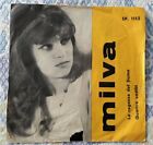 45 giri MILVA - LA RAGAZZA DEL FIUME/4 VESTITI ▪︎ CETRA 1962 EX--/Mint