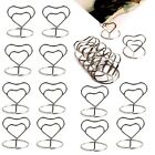 20PCS Portacarte Segnaposto Memo Segnaposto Cuore Clip Memo Clip Memo Clip