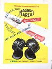 1950 PUBBLICITÀ LOCANDINA MAGNETI MARELLI TROMBE A SUONO Advertising