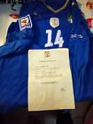 Football Shirt Italy Gamberini Match Worn 2008 Bulgaria