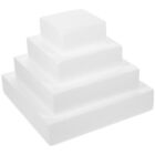 4 Pcs Cake Square Foam Mold Affordable Decoration Reusable