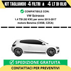 Tagliando per VW Scirocco 1.4 TSI 92 kw - 4 Lt di olio + 4 Filtri anno 2013-2017