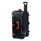 Black & Red Pelican 1650 case. No foam - empty. Comes with wheels.