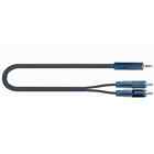 QUIKLOK RKSA/150-2 (RCA - JACK) Cavo Cable Stereo Professionale Jack 2 Rca 2 Mt