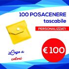 100 posacenere tascabili personalizzati stampa gadget natalizio