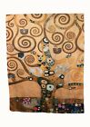 Foulard di seta, riproduzione l albero della vita Gustave Klimt