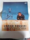 ENRICO RUGGERI - LOCANDINA "FANGO E STELLE TOUR  OTTIMA