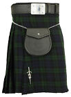 Uomo Kilt Scozzese Blackwatch Tartan Tradizionale Vestito Highland Gonne