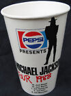 Michael Jackson Gobelet PEPSI Drink BAD TOUR Cardboard Cup Can Germany 1988