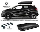 Barre portapacchi + BOX TETTO BAULE 400 LT. DA 165CM.  per RENAULT CAPTUR (23444