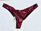 Costume Brasiliana Mutanda Perizoma Mare Bikini Tezenis Fucsia Zebrato Taglia S