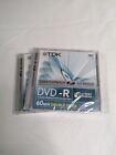 2 DVD-R 60 Minuti Double Side TDK NUOVO