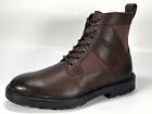 RRP £95 Brand New Clarks Tyrus Rise Men s Dark Brown Leather Ankle Boots Size 7G