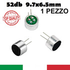 Capsula microfonica microfono preamplificata a condesatore omnidirezionale 9.7*6