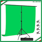 ✅SET FOTOGRAFICO SFONDO VERDE 2X2 METRI FONDALE SFONDO STUDIO SUPPORTO VIDEO✅