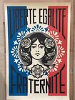 Obey (Shepard Fairey) Serigrafia Firmata a mano cm 90x61