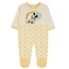 Tutina neonato Disney Mickey Mouse ciniglia gialla