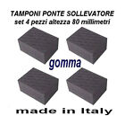 set TAMPONI per PONTI SOLLEVATORI tampone gomma H 80 MM - gomme per sollevatori