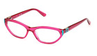 Montature per occhiali da vista donna Guess cat eye montatura rosa lenti neutre