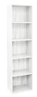 LIBRERIA COMPONIBILE "FREE" IN MDF LAMINATO cm42X29X172H BIANCO FRASSINO