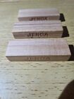 3x Spare Pieces Jenga Wood Block Stacking by MB Hasbro 1993