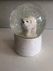 Polar Bear Snow Globe 13.5cms Tall