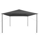 Gazebo da Giardino 4x4x3 m Antracite 180 g/m²