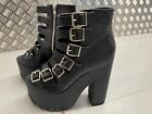 Demonia Cramps 04 Platform Heels black UK8 US11