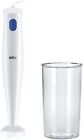 Braun Frullatore a Immersione MQ10.001PWH + Bicchiere graduato 600ml