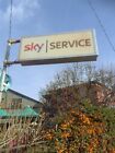 SKY Service Insegna Luminosa Neon Tabella  Pubblicitario