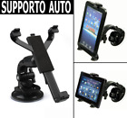 SUPPORTO PER TABLET EBOOK GPS STAN CON VENTOSA MULTI DIREZIONALE UNIVERSALE AUTO