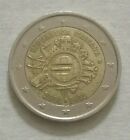 Moneta 2 Euro Commemorativo del 2012 - Italia - Decennale Unione Monetaria