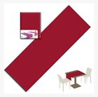 Tovaglia TNT Runner Tessuto Non Tessuto 100 PZ Antimacchia Bordeaux 120x40 cm