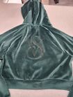 Victoria Secret Velour Geen Tracksuit Top Xs 20"across