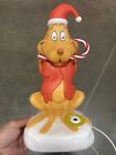 HOLIDAY 12 in MAX The Grinch Dog Lighted Blow Mold Christmas Home Decor DR SEUSS