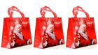 Coca Cola Christmas Bags Santa Claus Shopper Tote 3 Gift Bags