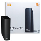 Western Digital Elements 6TB Hard Disk Esterno Desktop WD 3.5" Usb 3.0 Windows