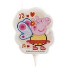 Candelina 2D Peppa Pig con Ali di farfalla 7,5cm