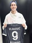 Maglia match-worn/issued Vlahovic #9 Juventus- Autografata + COA + foto prova