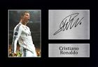 CRISTIANO RONALDO POSTER CON AUTOGRAFO 45X32CM juve real