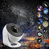 YunLone Home Planetario Nebulosa Luna Pianeti Stella Proiettore da soffitto con 12pcs Film Discs, Quite, Luce notturna lampada di proiezione