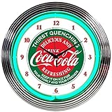 Coca Cola Evergreen neon Clock