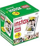 Fujifilm Instax Mini Instant Film, 10 fogli (confezione da 5)