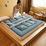 Materasso Futon Giapponese Addensato, Materasso Letto Pieghevole Morbido E Soffice, Materassino Portatile, Lettino da Terra Traspirante, Materasso Futon Tatami Pieghevole, Divano da Campeggio