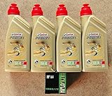 KIT TAGLIANDO 4 LITRI CASTROL 10W40 FILTRO OLIO R 1200 GS 2004 - 2009