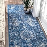 nuLOOM Tappeto Passatoia Persiano Vintage Verona, 2  6" x 10 , Blu Scuro