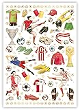 Quire Cartolina a tema calcio