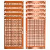 GTIWUNG 10 Pezzi 9 * 15cm Basetta Scheda PCB Prototipo Universale, Basetta Millefori Scheda Prototipo Forata, Circuito Stampato Prototype per Saldatura e Fai Da Te Progetto