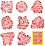 8pcs Formine Biscotti Bambini, Stampi per Biscotti, Forme per Biscotti, Formine Biscotti Animali, 3D Cookie Mold, Taglia Biscotti, per Decorare Biscotto, Dolci, Pasticceria